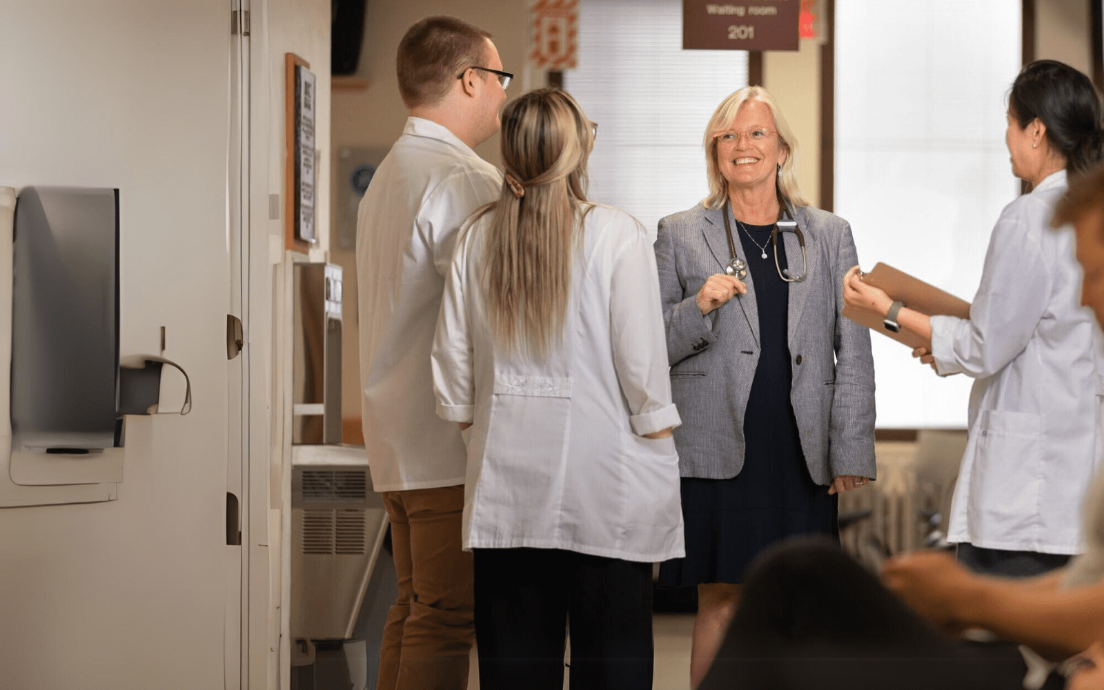 Dr. Angela Genge with her team at The Neuro (Montreal Neurological Institute-Hospital)